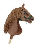 Hobby Horse Duży koń na kiju Premium - ciemny kasztan A3
