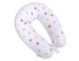 Poduszka ciążowa Longer- Gwiazdy szaro-niebieskie