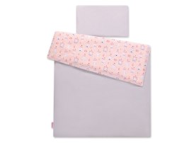 Pościel dla niemowląt 2-częściowa bawełniana - króliczki baletnice różowe