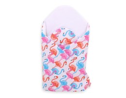 Rożek dla niemowląt usztywniany - flamingi