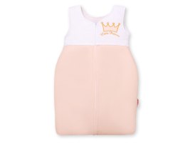 Śpiworek niemowlęcy- Little Prince/Princess pudrowy róż