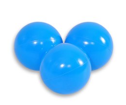 Plastikowe piłki do suchego basenu 50szt. - niebieskie