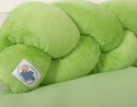 Ochraniacz warkocz pleciony MINKY do łóżeczka 180cm - zielony