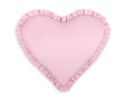 Dekoracyjna poduszka serce - różowy