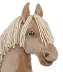 Hobby Horse Duży koń na kiju Premium - izabelowaty A3