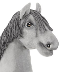 Hobby Horse Duży koń na kiju Premium - siwy II A3