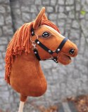 Hobby Horse Duży koń na kiju Premium - kasztan A3
