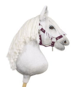 Kantar regulowany dla konia Hobby Horse A3 - śliwkowy