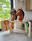 Duża podwójna stajnia Hobby Horse z drzwiczkami