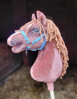 Hobby Horse Duży koń na kiju Premium - ciemny kasztan A3