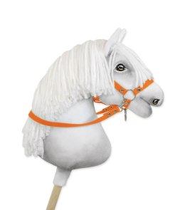 Wodze dla konia Hobby Horse - pomarańczowe
