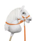 Wodze dla konia Hobby Horse - pomarańczowe