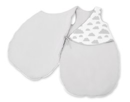 Śpiworek niemowlęcy BABY zaokrąglony - eucaliptus mint
