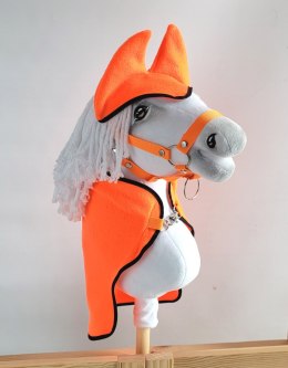 Zestaw dla Hobby Horse A3: derka + nauszniki - neon orange