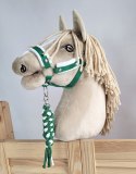 Uwiąz dla Hobby Horse ze sznurka - biało-zielony