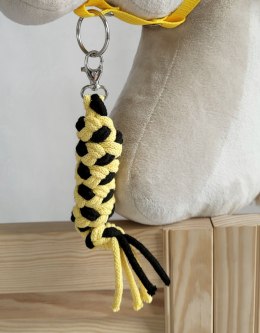 Uwiąz dla Hobby Horse ze sznurka - czarno-żółty