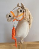 Uwiąz dla Hobby Horse ze sznurka - neon orange
