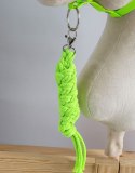 Zestaw do Hobby Horse: kantar A3 + uwiąz ze sznurka - neon-green