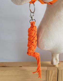 Zestaw do Hobby Horse: kantar A3 + uwiąz ze sznurka - neon-orange