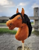 Hobby Horse Duży koń na kiju Premium - jasnogniady A3
