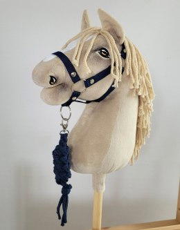 Uwiąz dla Hobby Horse ze sznurka - granatowy