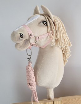 Uwiąz dla Hobby Horse ze sznurka - pudrowy róż