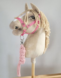 Uwiąz dla Hobby Horse ze sznurka - różowy