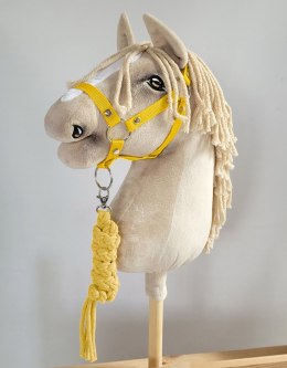 Uwiąz dla Hobby Horse ze sznurka - żółty