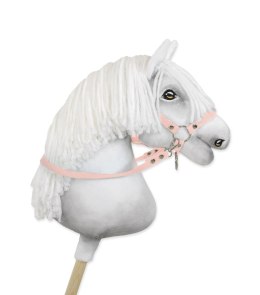 Wodze dla konia Hobby Horse - pudrowy róż