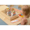 Zestaw Kolorowe Klocki Dla Dzieci Drewniane 24 Sztuki Masterkidz Montessori