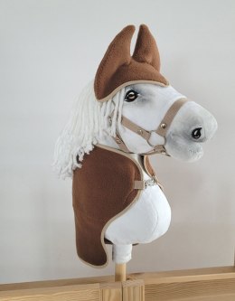 Zestaw do Hobby Horse: derka + nauszniki - brązowy