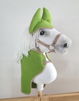 Zestaw do Hobby Horse: derka + nauszniki - zielony