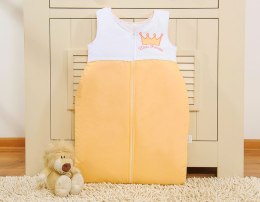 Śpiworek niemowlęcy- Little Prince/Princess brzoskwiniowy