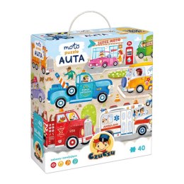 Puzzle 40 elementów Moto puzzle Auta